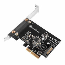 Silverstone ECU02-E USB3.2 Gen2 TypeC Internal 20Pin Key-A Low Profile PCIe Card picture