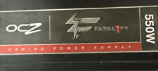 OCZ Fatal1ty 550W ATX Power Supply Modular 80+ Fatality OCZ-FTY550W Tested EXC picture