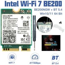 M.2 NGFF Intel BE200 WiFi 7 WiFi Card 802.11BE BT 5.4 Network Card for Win 10/11 picture