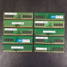 LOT OF 10 Mixed Major Brands 8GB PC4-2400MHz Desktop Ram DDR4 19200 - TESTED picture