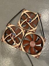 x3 NF-A14 PWM Noctua Heavy Duty Case Fans Used but Working picture