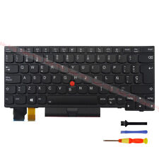 Backlit Keyboard for Lenovo Thinkpad X13 Gen1/L13 Gen2/S2 5th Spain Layout picture
