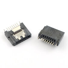 2Pcs Sata 7 Pin 7P DIP Straight Female Connector Interface Socket For Hard Drive picture