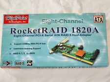 RocketRaid High Point 1820ALF 1820A V1.2 SATA Raid Controller Card w/ Software picture