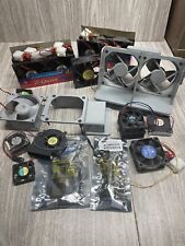 Computer Fan Case and uncase big lot mix lot of various sizes see pics picture
