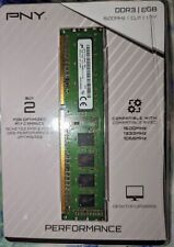 PNY - 8GB 1.6 GHz DDR3 DIMM Desktop Memory - Green New Old Stock in Original Pkg picture