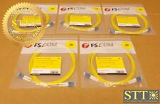 42924 FIBER STORE LC/UPC DUPLEX OS2 SM PVC (OFNR) 2.0MM PATCH CABLE NEW LOT OF 5 picture