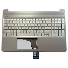 New For HP 15-EF 15-DY 15-DY1032WM Palmrest Non-Backlit Keyboard L63578-001 US picture