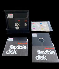 Vintage Nostalgic Original Honeywell Flexible Floppy Disk Set And Case picture