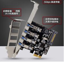 PCI-E To USB3.0 5Gbps Speed Expansion Card Adapter with Low Profile Bracket picture