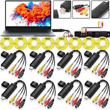 USB 2.0 Audio Video VHS to DVD VCR PC Converter Adapter Digital Capture Card Lot picture