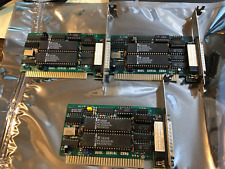 3x Vintage ISA 8-Bit I/O Dual Serial Card DB25 Male Controller Card GM16C450 picture