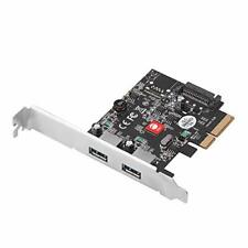 SIIG USB 3.1 2-Port PCIe Host Adapter Port Expansion Card - 2x USB Type-A 10GB/s picture