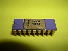 Intel C8008 Microprocessor / CPU in Purple Ceramic with Half-Round Key picture
