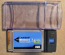  LINKSYS WPC54G PCMCIA WiFi 802.11g Adapter -  Pre-Owned, Tested, GC  picture