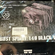 Thermalright Frost Spirit 140 BLACK V3 CPU Air Cooler Dual Tower 4x8mm Heat Pipe picture