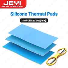 JEYI 3pcs Silicone Thermal Pad Highly Efficient 6/10 W/mK for CPU GPU SSD Cooler picture