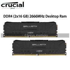 Crucial Ballistix 32GB 2x16GB PC4-21300 DDR4-2666 288pin for Alienware Aurora R8 picture