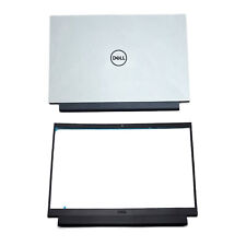 New White LCD Rear Back Cover+ Bezel For Dell G15 5510 5511 5515 0W9XD4 W9XD4 US picture