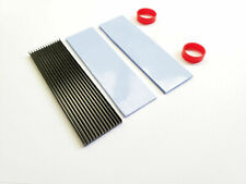 10/Lot M.2 NVME SSD Aluminum Radiator Fin Heatsink with Thermal Pads 70*20*3mm picture