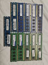 Lot of 11 4GB DDR3 PC3 Sticks Desktop Ram - mixed speeds and brands picture