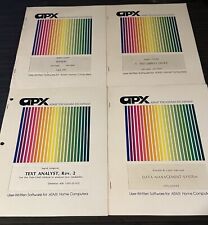 Atari APX manuals 400 800 XL Computer Instedit fonts Text Analyst Text Display picture