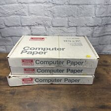 Vintage Original Tandy Computer Products Paper 26-1330 Lot Of 3 NEW SEALED picture