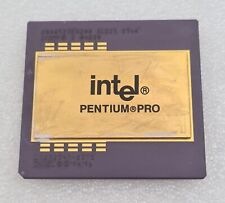 Intel Pentium Pro KB80521EX200 SL22T 256K Ceramic CPU Processor GOLD Vintage picture