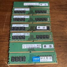 LOT OF 7 MIX BRAND  16GB DDR4 LAPTOP  MEMORY Samsung Crucial picture