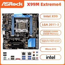 ASRock X99M Extreme4 Motherboard M-ATX Intel X99 LGA2011-3 DDR4 SATA3 M.2 SPDIF picture