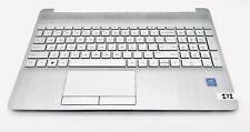 FOR PARTS/DEFECTIVE HP Notebook 15-DW0081WM Keyboard/Palmrest(Silver) L52023-001 picture
