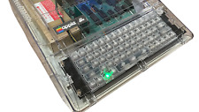 MacEffects Chrome / Clear Mechanical Keyboard for Vintage Apple IIe Computers picture
