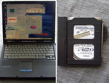 Rare Compaq Armada M700 40GB HD complete with windows 98 Caddy tray door TESTED. picture