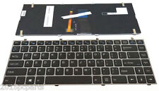 New Clevo W230SS W230ST W230SD Keyboard with Frame US backlit 6-80-W2300-012-1 picture