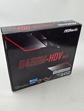 Asrock AMD B450M-HDV R4.0 Micro ATX DDR4 Motherboard picture