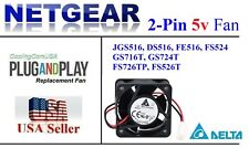 1x Netgear 2-pin 5v Fan for JGS516 JGS524 DS516 FE516 FS524 FS726TP FS526T picture
