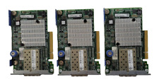 LOT OF 3 HP FlexFabric 634026-001 10/40Gbps PCI-e Dual Port SFP Ethernet Adapter picture