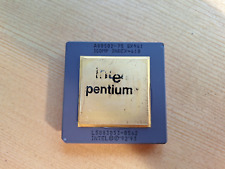 Intel Pentium 75 A80502-75 SX961 no FDIV bug vintage CPU GOLD picture