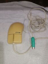 Vintage Microsoft Yellow Corded Mouse picture