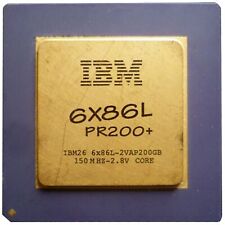 IBM PC CPU Pga321 Socket 7 6x86l Pr200+150mhz 2vap200gb CPU Processor Vintage_ picture
