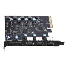 Super Fast 20Gb PCIe USB 3.2 Expansion Card 5 Ports USB-A Type C for Windows picture