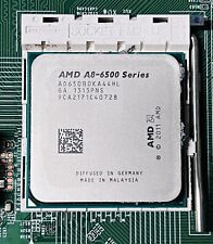 AMD 3.5 GHZ MODEL A8-6500B QUAD CORE Processor, AD650BOKA44HL, FM2 Socket picture