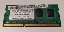 Unifosa GU672203EP0200 1GB PC3 10600 DDR3 1333mhz SoDimm Memory Laptop picture