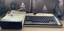 Atari 800 XL Computer 1050 Disk Drive Power cords And Dust Covers Tested picture