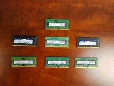 (Lot of 7)  8GB DDR4 SO-DIMM Memory Mixed Manufacturer - 7 Sticks Of RAM  picture
