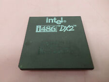 Vintage Intel i486DX2 A80486DX2-66 RARE C4400167 & E5V1X sx807 GOLD Cap and Pin picture