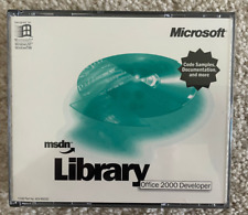 Microsoft MSDN Library Office 2000 Developer 3 Discs CD 1999 NT 98 Vtg w/Case picture
