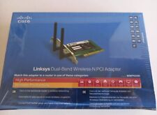 Linksys WMP600N Dual-Band PCI Wireless Adapter With Antennas NIB SEALED picture