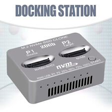 High Speed USB3.2 Gen2 Type C Dual Ports M.2 NVME SSD Clone Docking Station ic picture