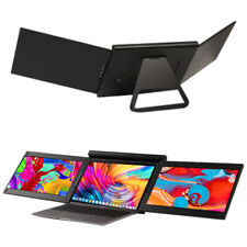 (X50)13.3 Triple Laptop Screen Extender 1080P IPS HDR Folding Portable Monitor picture
